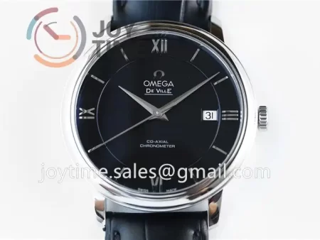 Omega De Ville 1:1 Best Edition SS 39.5mm Leather Strap A2824