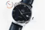 Omega De Ville 1:1 Best Edition SS 39.5mm Leather Strap A2824