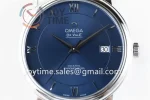 Omega De Ville 1:1 Best Edition SS 39.5mm Leather Strap A2824