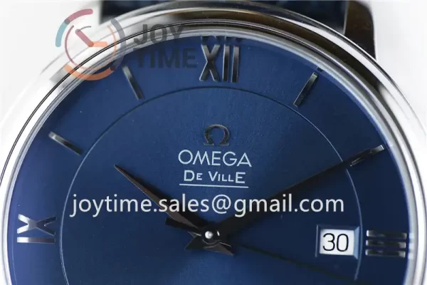 Omega De Ville 1:1 Best Edition SS 39.5mm Leather Strap A2824