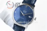 Omega De Ville 1:1 Best Edition SS 39.5mm Leather Strap A2824