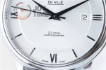 Omega De Ville 1:1 Best Edition SS 39.5mm Leather Strap A2824