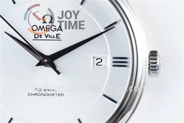 Omega De Ville 1:1 Best Edition SS 39.5mm Leather Strap A2824