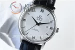 Omega De Ville 1:1 Best Edition SS 39.5mm Leather Strap A2824