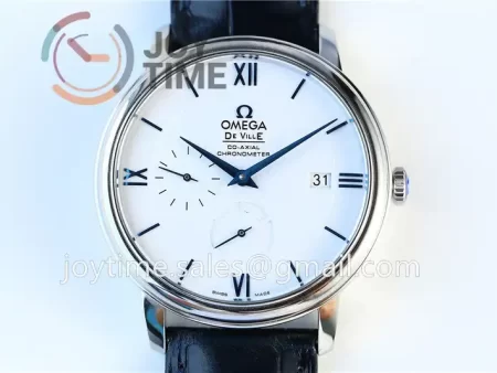 Omega De Ville Real PR 1:1 Best Edition SS 39.5mm Leather Strap A2824