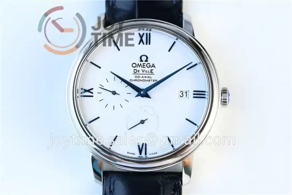 Omega De Ville Real PR 1:1 Best Edition SS 39.5mm Leather Strap A2824