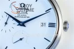 Omega De Ville Real PR 1:1 Best Edition SS 39.5mm Leather Strap A2824