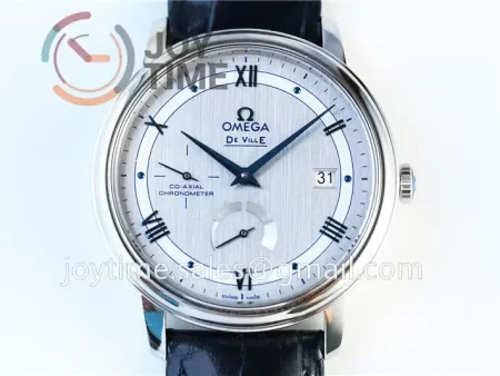 Omega De Ville Real PR 1:1 Best Edition SS 39.5mm Leather Strap A2824