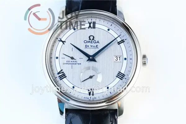 Omega De Ville Real PR 1:1 Best Edition SS 39.5mm Leather Strap A2824