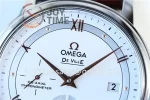 Omega De Ville Real PR 1:1 Best Edition SS 39.5mm Leather Strap A2824