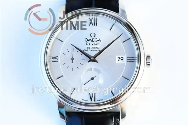 Omega De Ville Real PR 1:1 Best Edition SS 39.5mm Leather Strap A2824