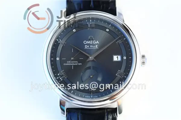 Omega De Ville Real PR 1:1 Best Edition SS 39.5mm Leather Strap A2824