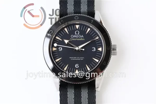 Omega Seamaster300  "Spectre"Limited Edition VSF 1:1 Best Edition SS 41mm Nylon Strap Super Clone A8400