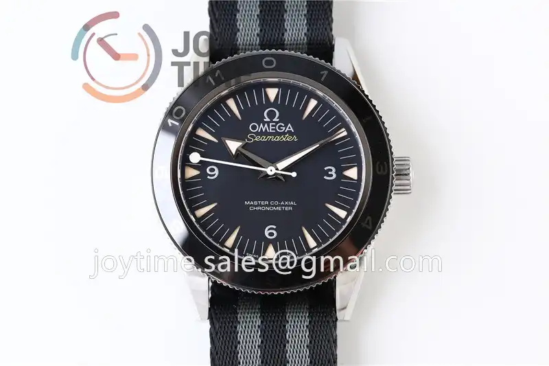 Omega Seamaster300  "Spectre"Limited Edition VSF 1:1 Best Edition SS 41mm Nylon Strap Super Clone A8400