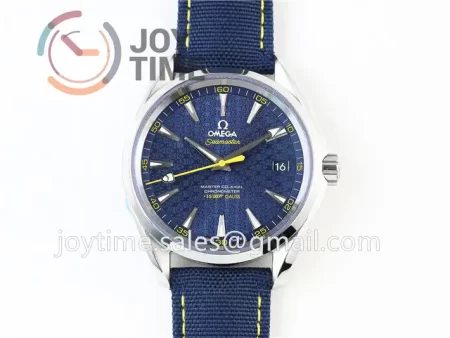 Omega Aqua Terra 150M “James Bond 007” VSF 1:1 Best Edition SS 41mm Nylon Strap Super Clone A8500