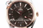 Omega Aqua Terra 150M GMT  VSF 1:1 Best Edition SS 43mm RG Bezel SS/RG Bracelet Super Clone A8605