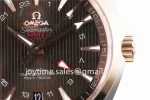 Omega Aqua Terra 150M GMT  VSF 1:1 Best Edition SS 43mm RG Bezel SS/RG Bracelet Super Clone A8605