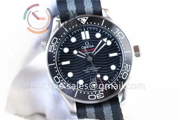 Omega Seamaster Diver 300M VSF 1:1 Best Edition SS 42mm Nylon Strap Super Clone A8800