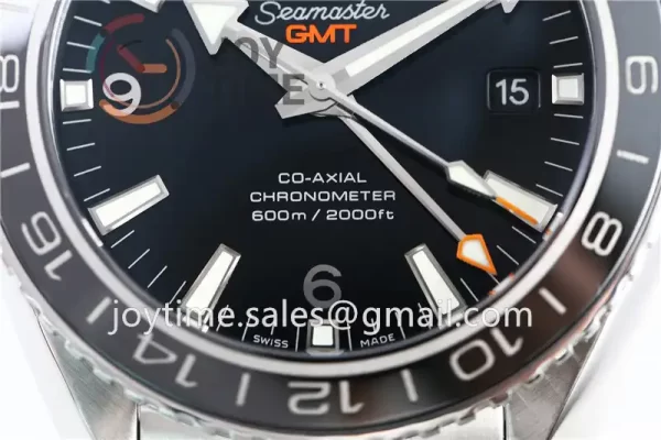 Omega Planet Ocean 600M GMT  VSF 1:1 Best Edition SS 43.5mm SS Bracelet Super Clone A8605