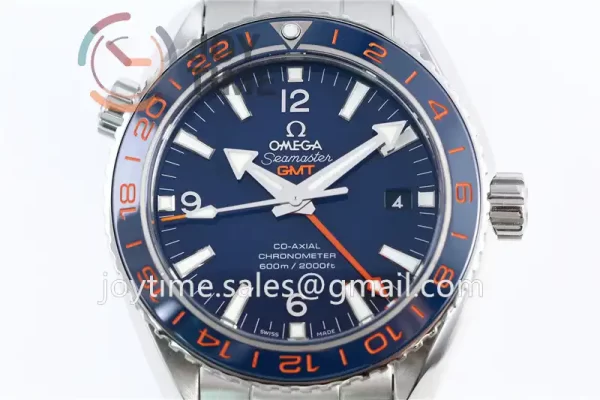 Omega Planet Ocean 600M GMT  VSF 1:1 Best Edition SS 43.5mm SS Bracelet Super Clone A8605