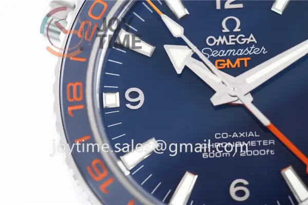 Omega Planet Ocean 600M GMT  VSF 1:1 Best Edition SS 43.5mm SS Bracelet Super Clone A8605