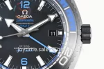 Omega Planet Ocean 600M GMT  VSF 1:1 Best Edition Ceramic 45.5mm Rubber Strap Super Clone A8906