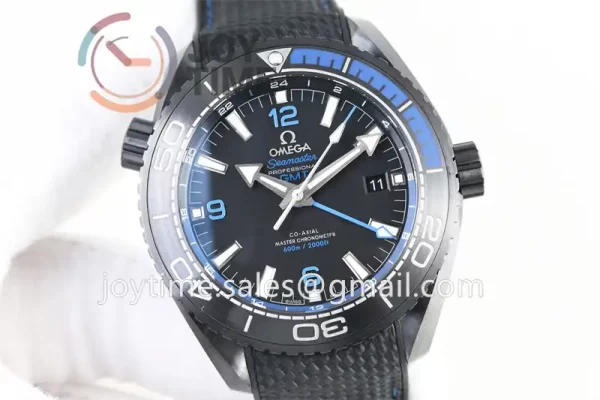 Omega Planet Ocean 600M GMT  VSF 1:1 Best Edition Ceramic 45.5mm Rubber Strap Super Clone A8906