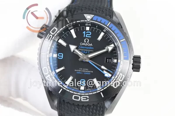 Omega Planet Ocean 600M GMT  VSF 1:1 Best Edition Ceramic 45.5mm Rubber Strap Super Clone A8906