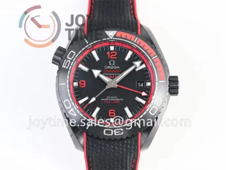 Omega Planet Ocean 600M GMT  VSF 1:1 Best Edition Ceramic 45.5mm Rubber Strap Super Clone A8906