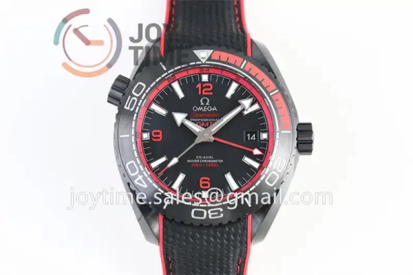 Omega Planet Ocean 600M GMT  VSF 1:1 Best Edition Ceramic 45.5mm Rubber Strap Super Clone A8906