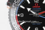 Omega Planet Ocean 600M GMT  VSF 1:1 Best Edition Ceramic 45.5mm Rubber Strap Super Clone A8906