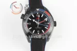 Omega Planet Ocean 600M GMT  VSF 1:1 Best Edition Ceramic 45.5mm Rubber Strap Super Clone A8906