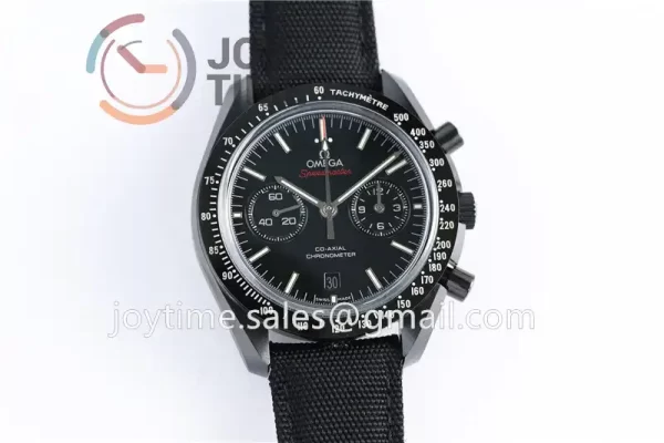 Omega Speedmaster "Dark Side of The Moon" OMF 1:1 Best Edition Ceramic 44mm Nylon Strap A9300