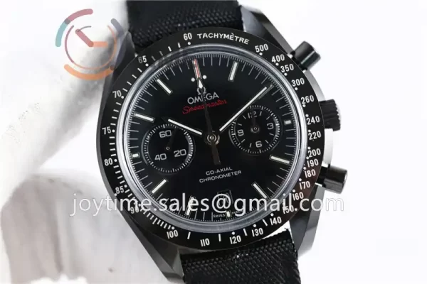 Omega Speedmaster "Dark Side of The Moon" OMF 1:1 Best Edition Ceramic 44mm Nylon Strap A9300