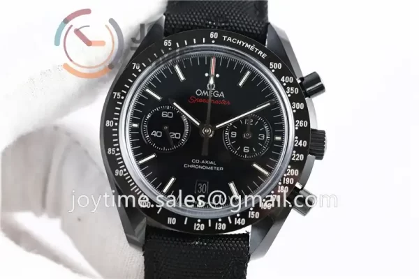 Omega Speedmaster "Dark Side of The Moon" OMF 1:1 Best Edition Ceramic 44mm Nylon Strap A9300