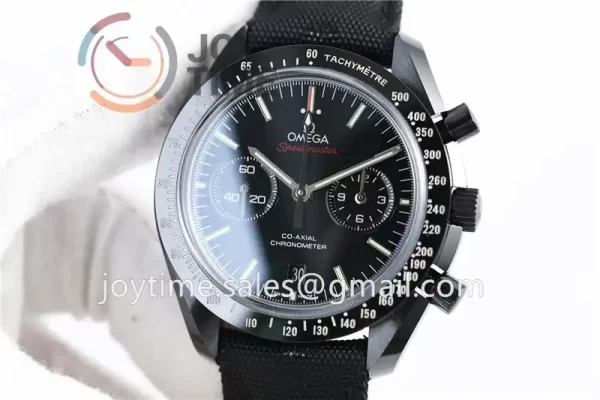 Omega Speedmaster "Dark Side of The Moon" OMF 1:1 Best Edition Ceramic 44mm Nylon Strap A9300