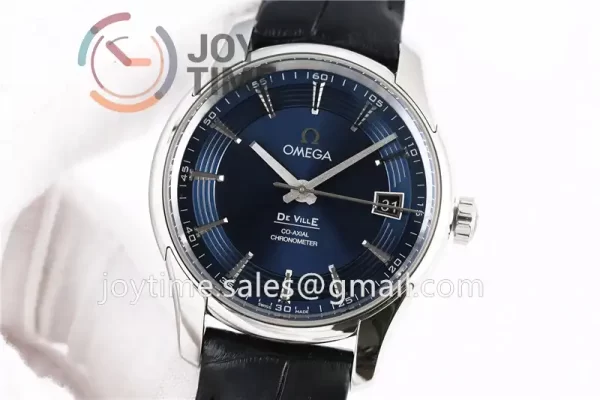 Omega De Ville Hour Vision VSF 1:1 Best Edition SS 41mm Alligator Leather Strap A8500