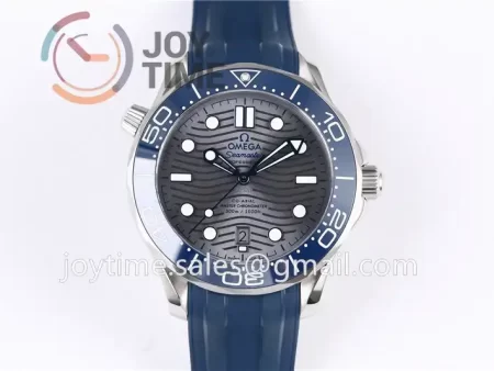 Omega Seamaster Diver 300M VSF 1:1 Best Edition SS 42mm Rubber Strap Super Clone A8800