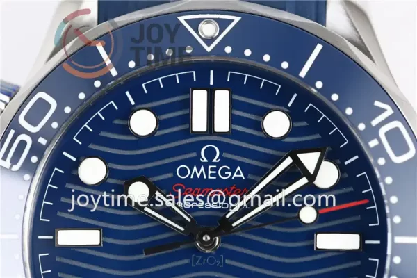 Omega Seamaster Diver 300M VSF 1:1 Best Edition SS 42mm Rubber Strap Super Clone A8800