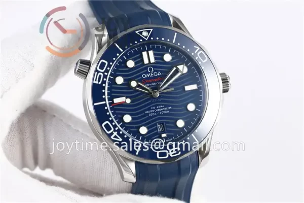 Omega Seamaster Diver 300M VSF 1:1 Best Edition SS 42mm Rubber Strap Super Clone A8800