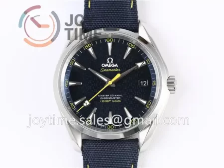 Omega Aqua Terra 150M “James Bond” VSF 1:1 Best Edition SS 41mm Nylon Strap Super Clone A8500