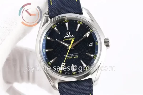 Omega Aqua Terra 150M “James Bond” VSF 1:1 Best Edition SS 41mm Nylon Strap Super Clone A8500