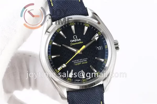 Omega Aqua Terra 150M “James Bond” VSF 1:1 Best Edition SS 41mm Nylon Strap Super Clone A8500