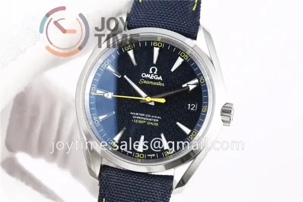 Omega Aqua Terra 150M “James Bond” VSF 1:1 Best Edition SS 41mm Nylon Strap Super Clone A8500