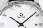 Omega De Ville Hour Vision VSF 1:1 Best Edition SS 41mm Alligator Leather Strap A8500