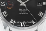 Omega De Ville Hour Vision VSF 1:1 Best Edition SS 41mm Alligator Leather Strap A8500