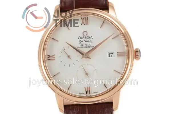 Omega De Ville Real PR ZF 1:1 Best Edition RG 39.5mm Leather Strap Miyota9015