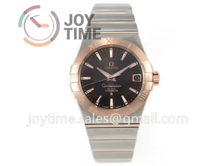 Omega Constellation VSF 1:1 Best Edition SS 38mm RG Bezel SS/RG Bracelet A8500