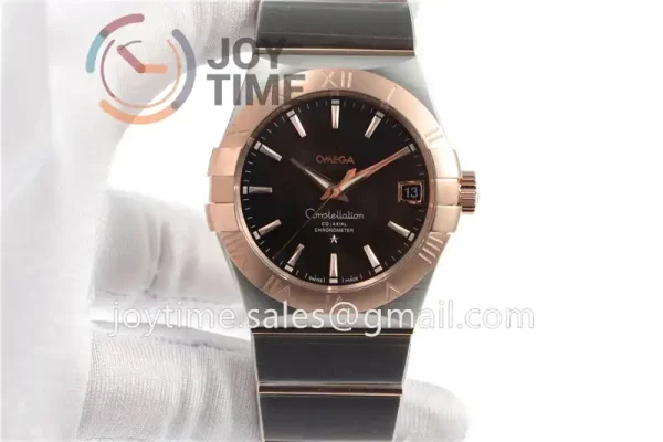 Omega Constellation VSF 1:1 Best Edition SS 38mm RG Bezel SS/RG Bracelet A8500