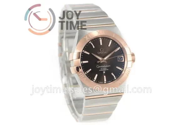 Omega Constellation VSF 1:1 Best Edition SS 38mm RG Bezel SS/RG Bracelet A8500